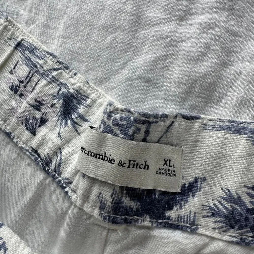 Abercrombie fitch blue floral